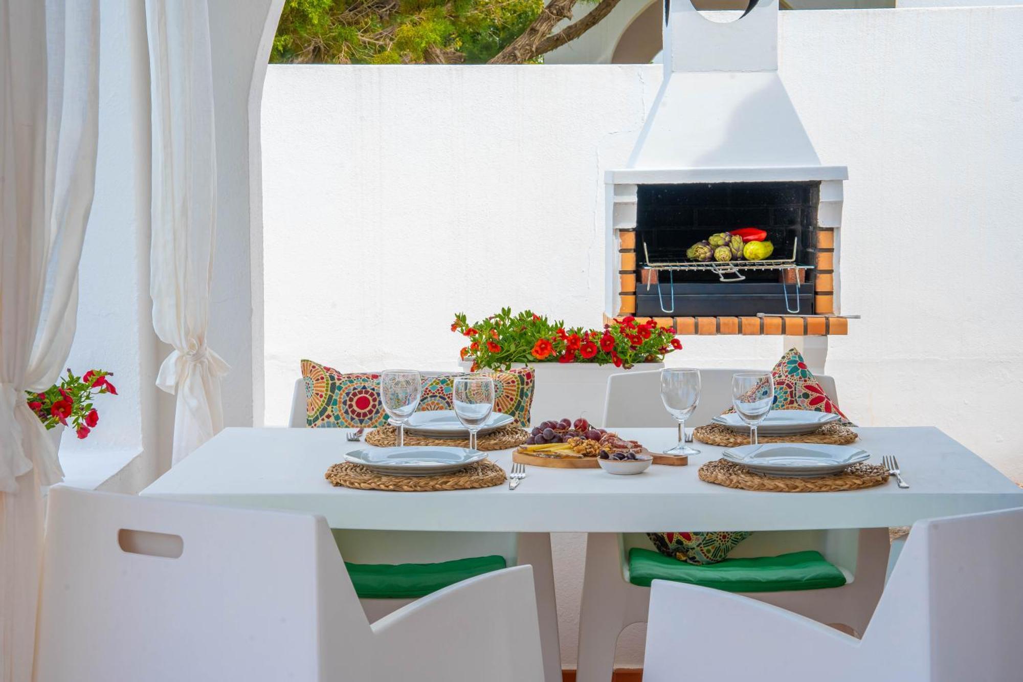 Apartamento Calan Bosch, Ciutadella Cala' en Bosch Bagian luar foto